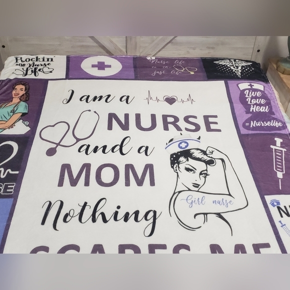 94- Motivational Blanket For A Nurse NWT - Picture 2 of 6